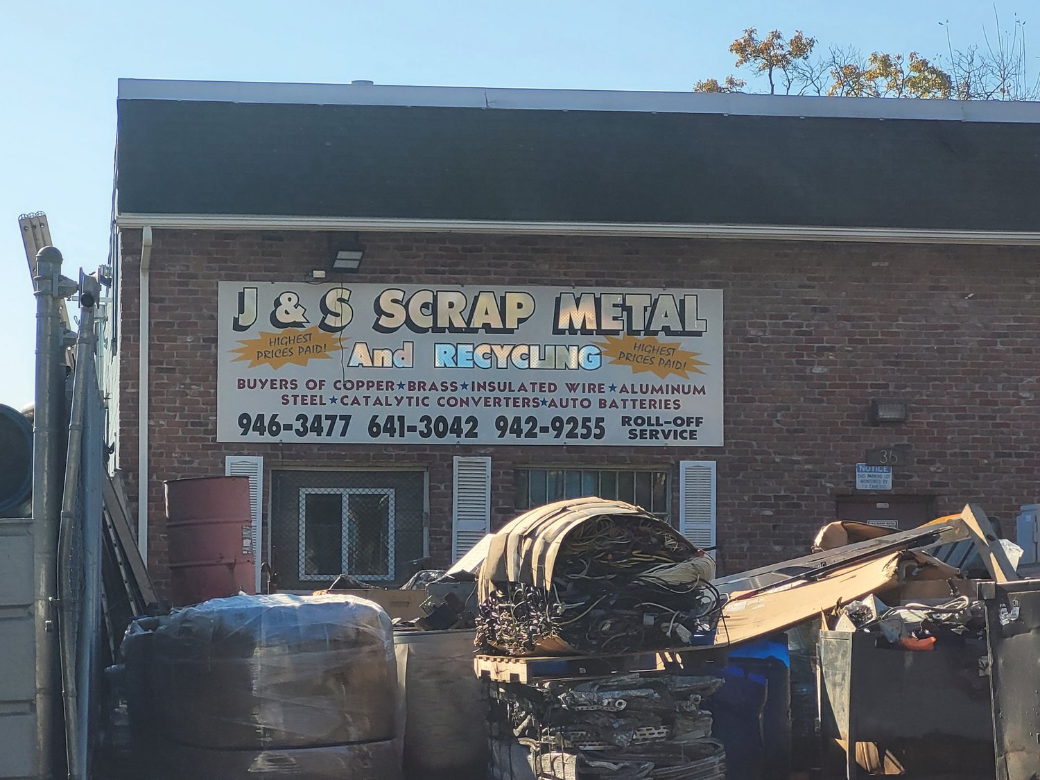 BACK IN BUSINESS: J&S Scrap Metal and Recycling has reopened after a 30-day suspension of its business license. 